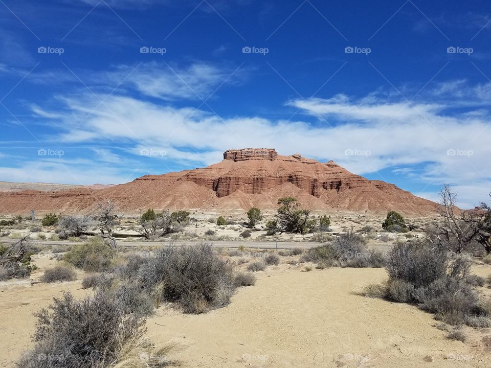 Desert mesa