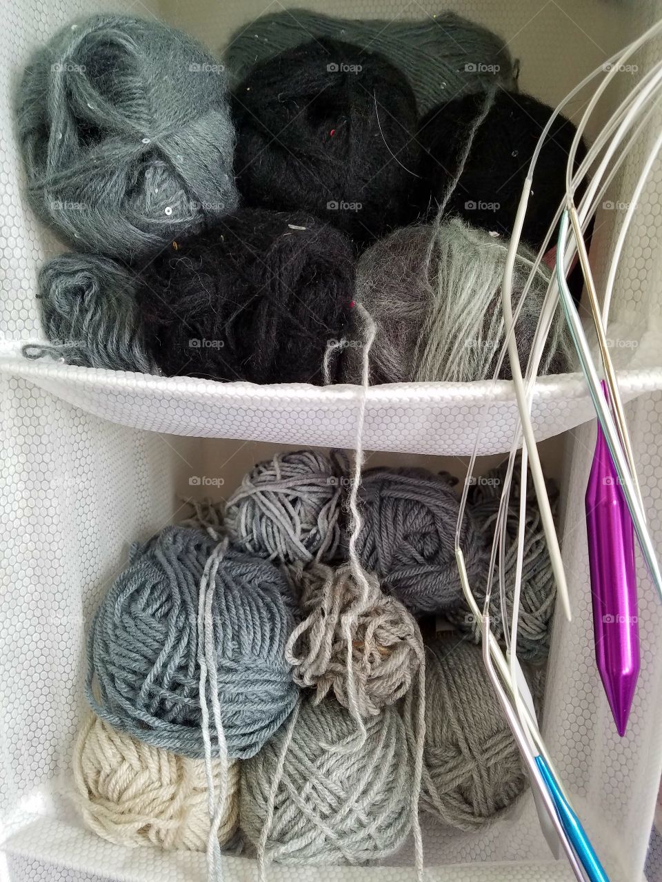 yarn needles knitting