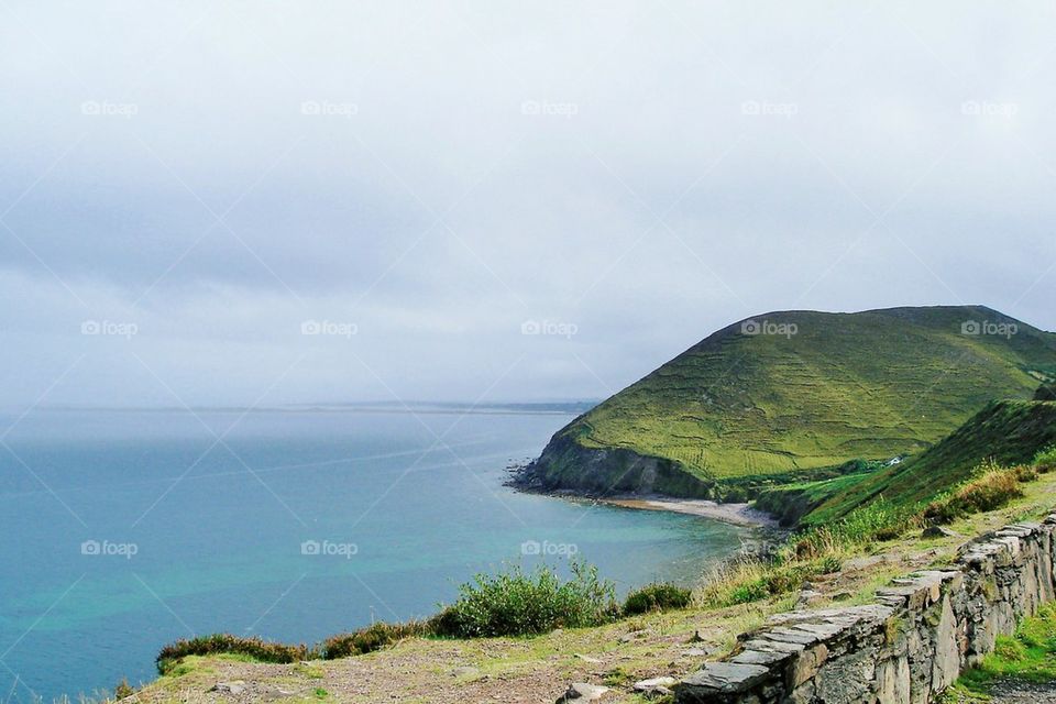 Scenic view of coastline