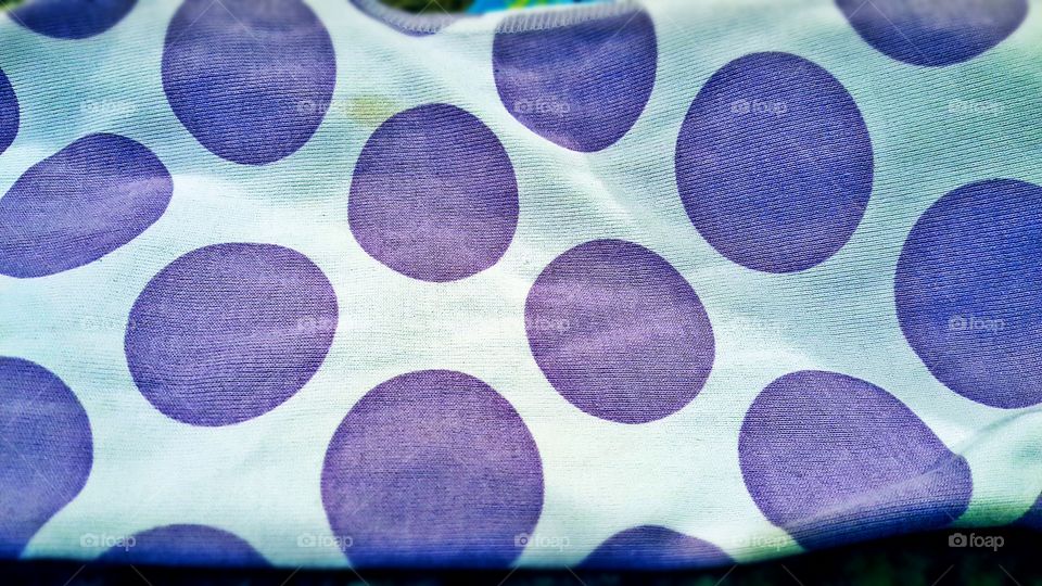 Purple polkadots