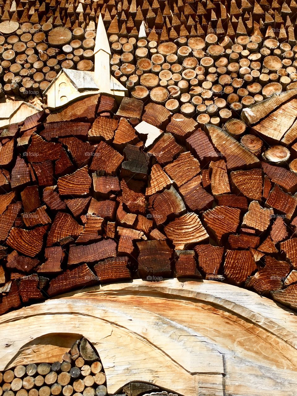 alpine landscape of meadows and woods on the background of the dolomites