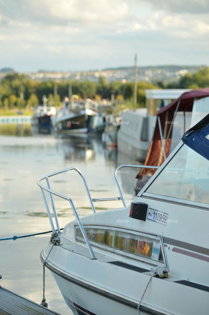 Close-up of boat