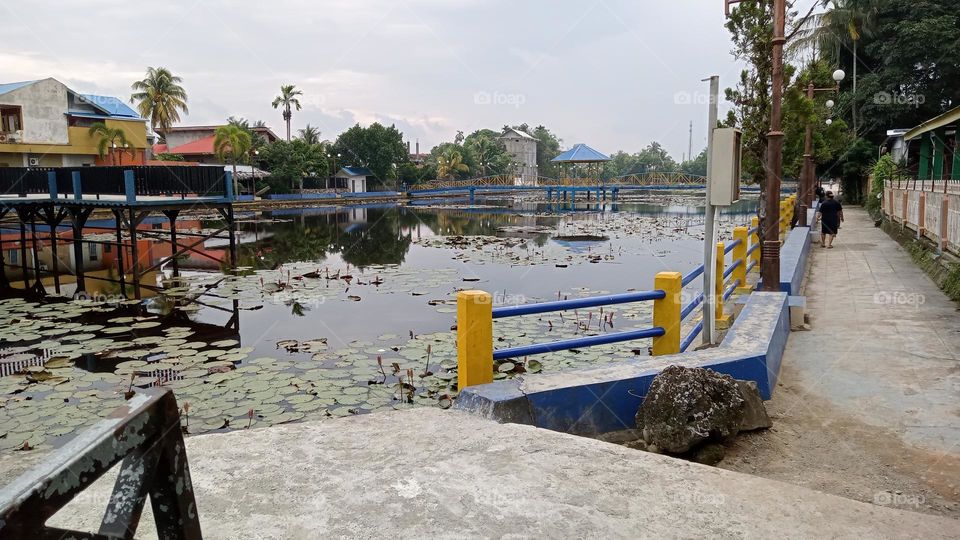 Photo or image of a tourist park next to the mosque, adjacent to the Rukis intersection, South Bengkulu Regency, Indonesia