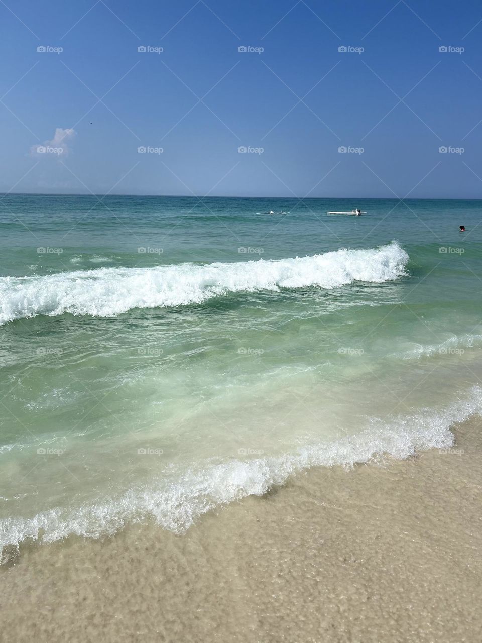 Beach near the Gulf in Florida 