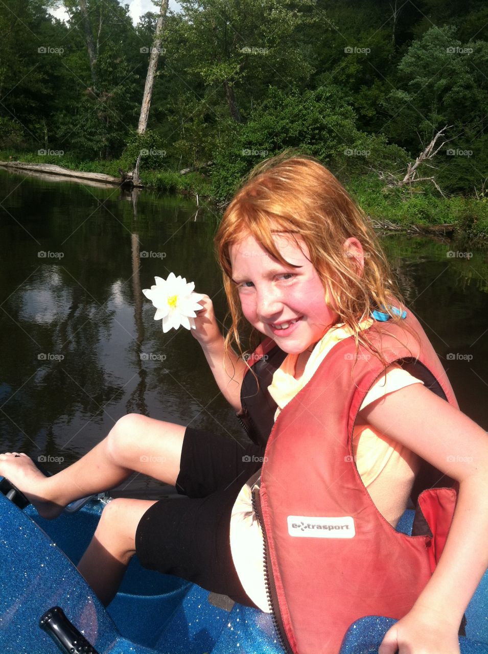 Lily Pad. Paddle boating 
