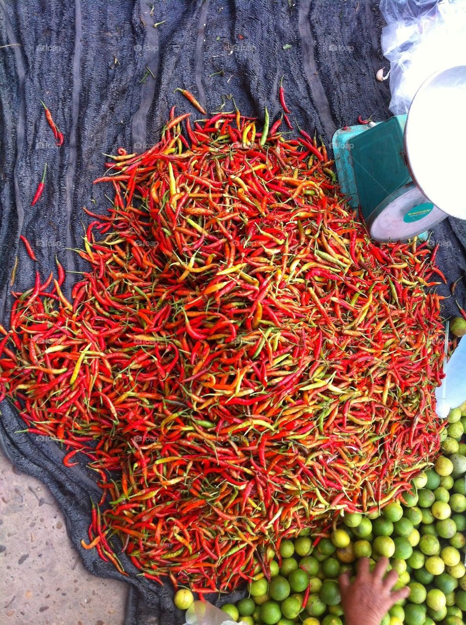Chilli pepper mound in Bangkok