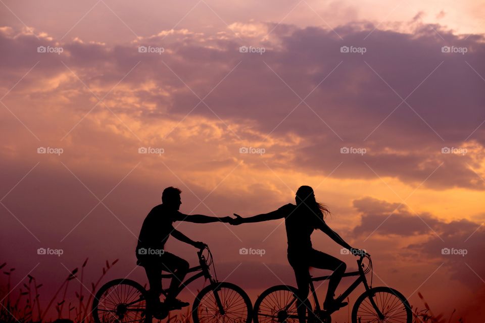 Couple on a Sunset