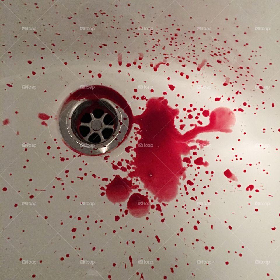 blood splatter 
