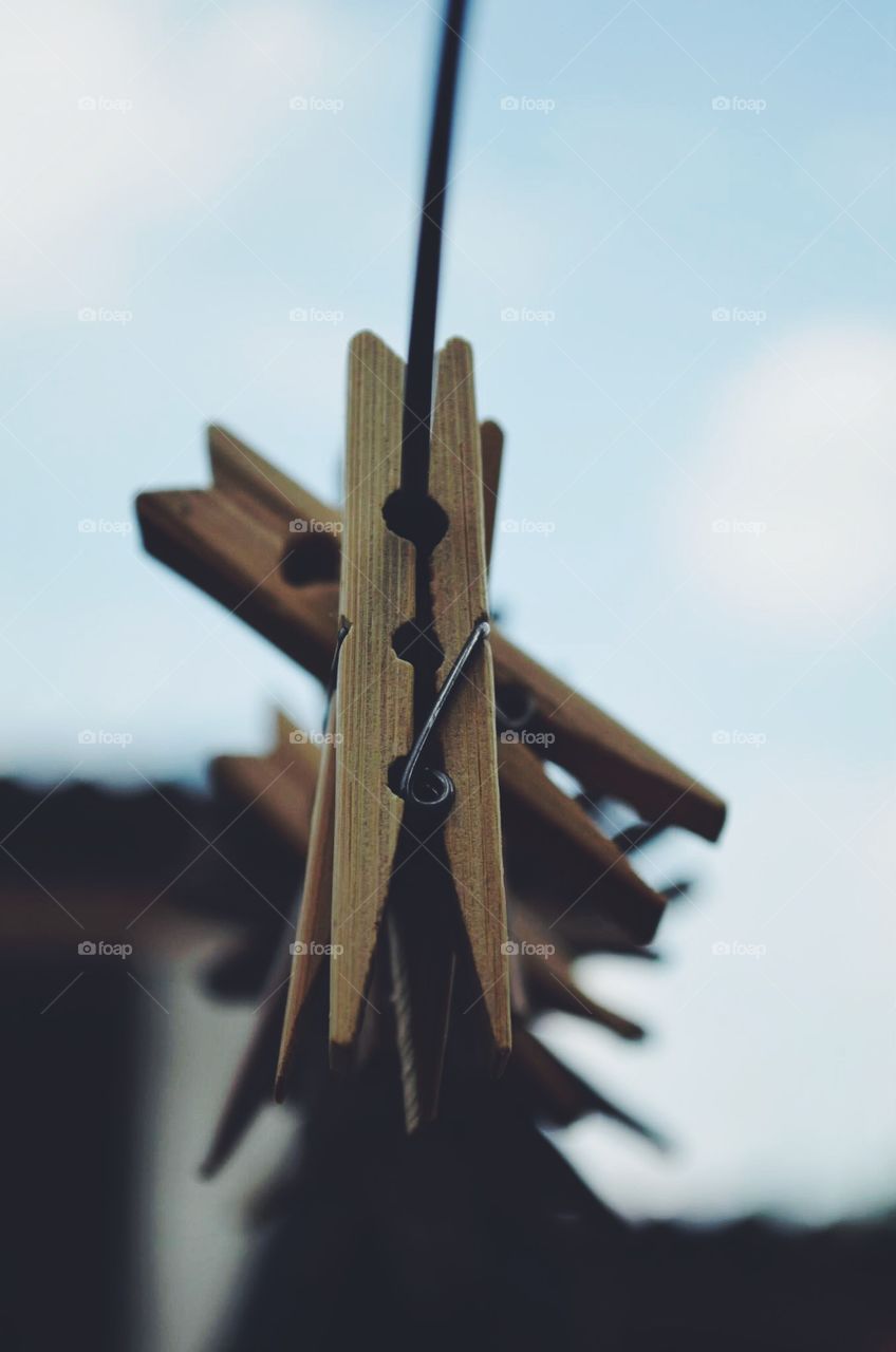 Waiting for some clean clothes 