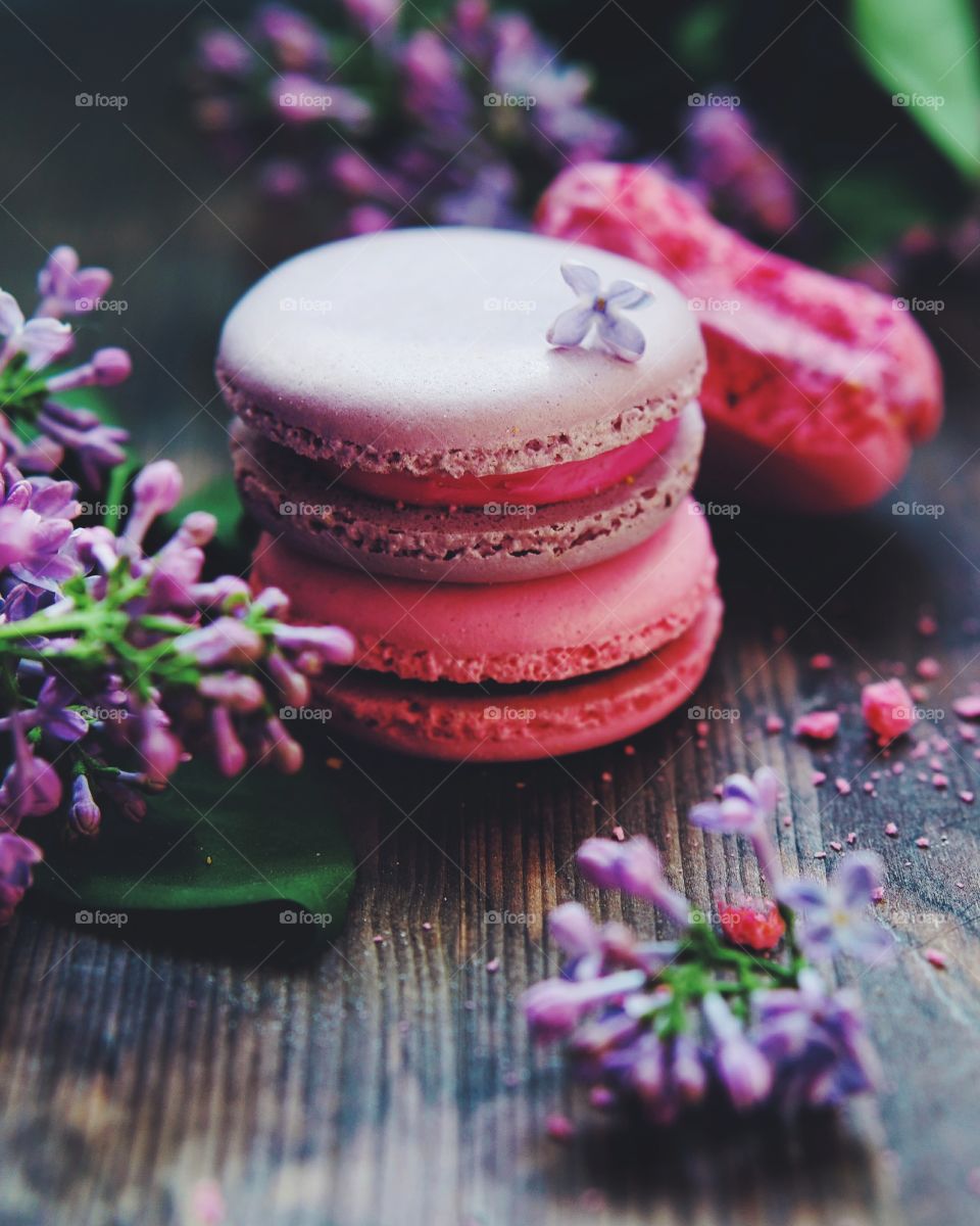 Close-up of a macaroons