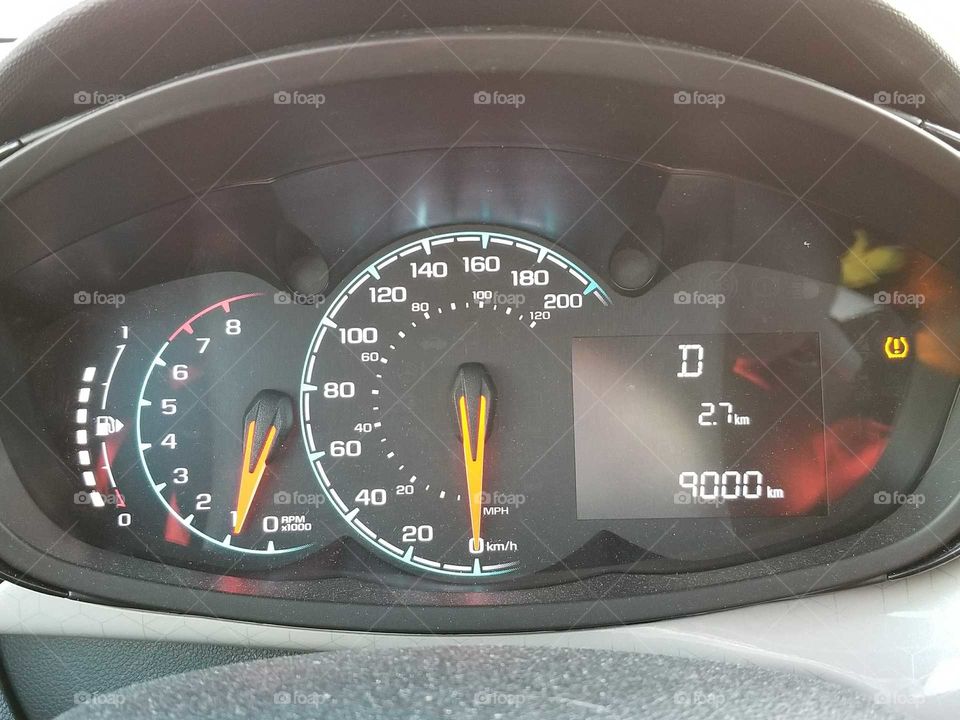 Dashboard Speedometer Odometer