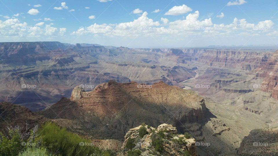 A view of the Grand Canyon