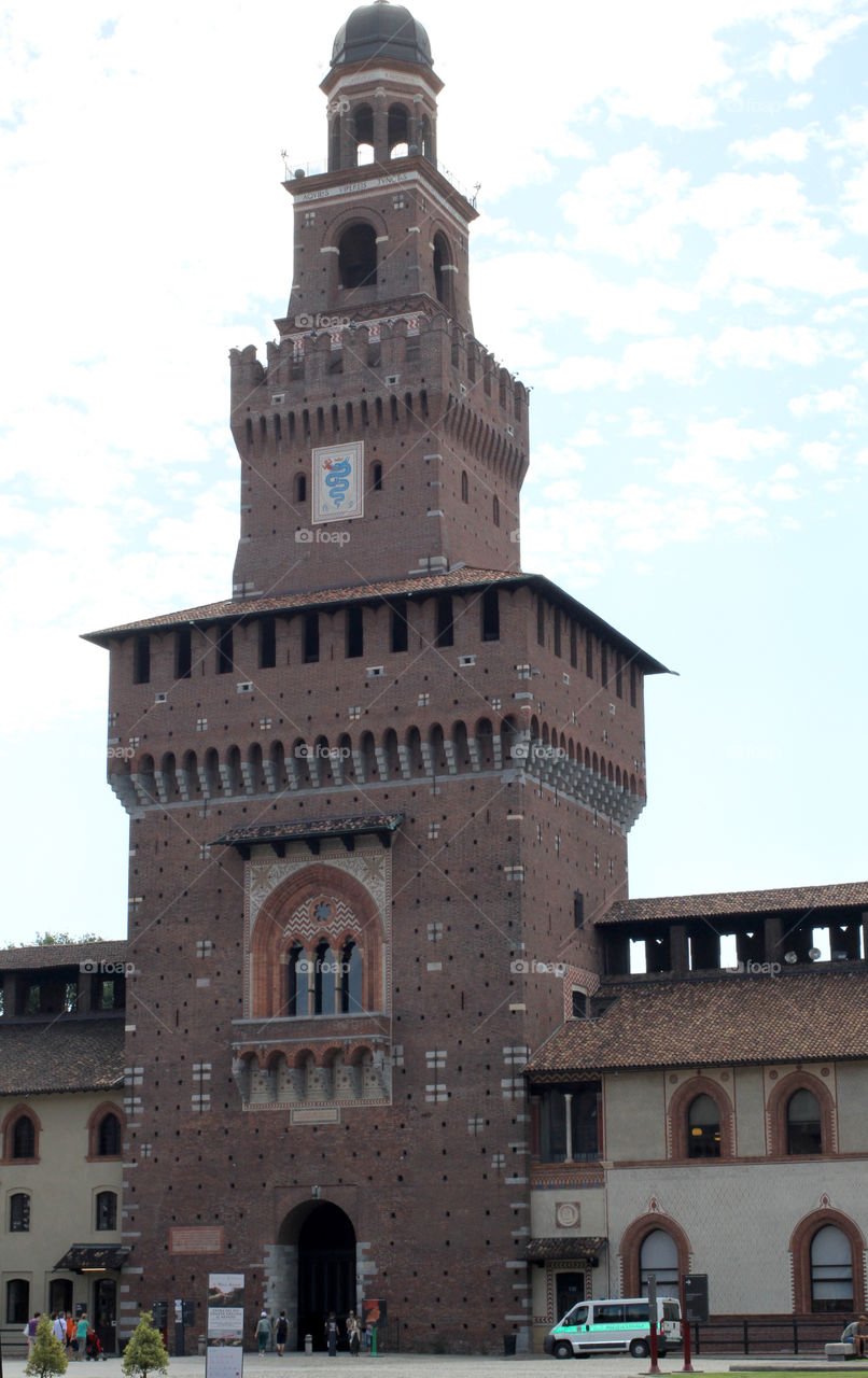 Italy, Milan, Sforzesco Castle