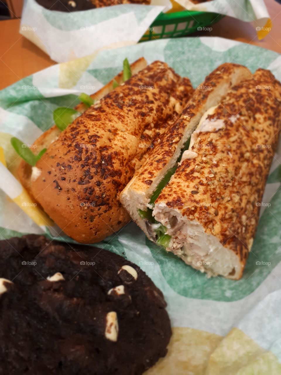 a delicious tuna sandwich