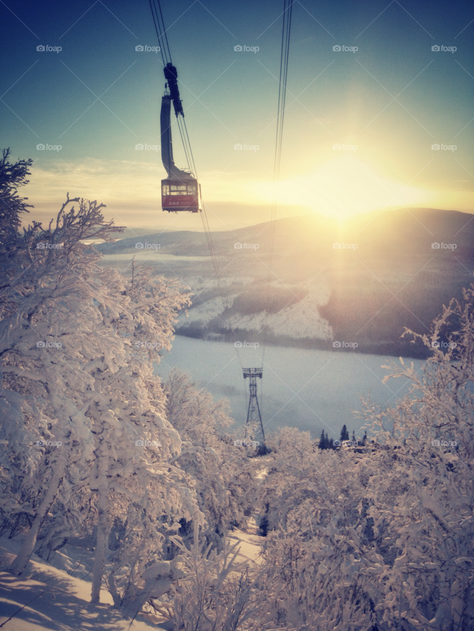åre snow winter mountain by hannessoderlund
