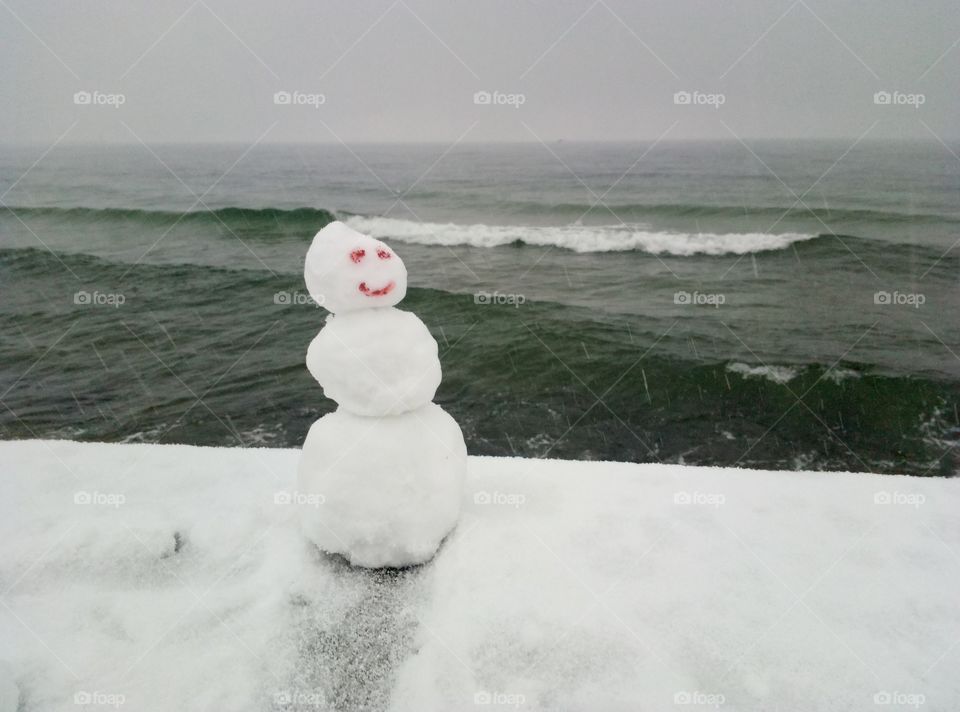 Water, Beach, Sea, Winter, Ocean