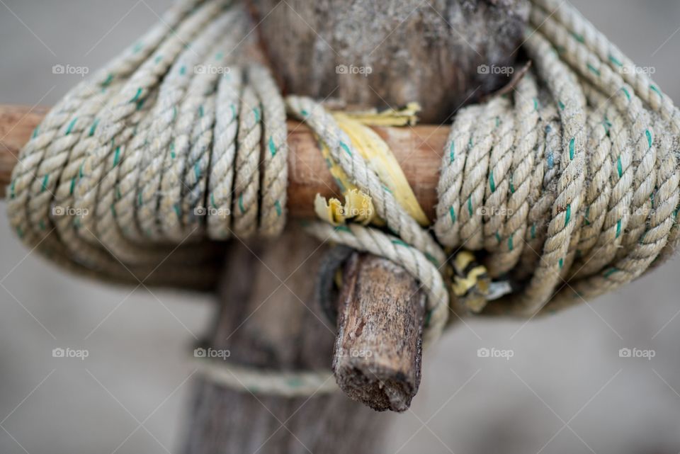Rope on a pole