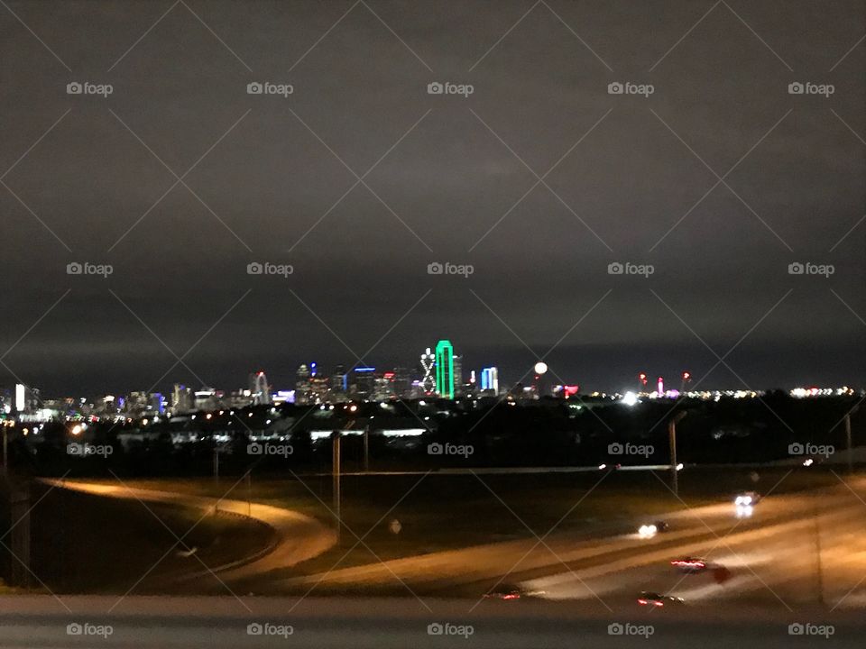 Downtown Dallas TX October Texas Night