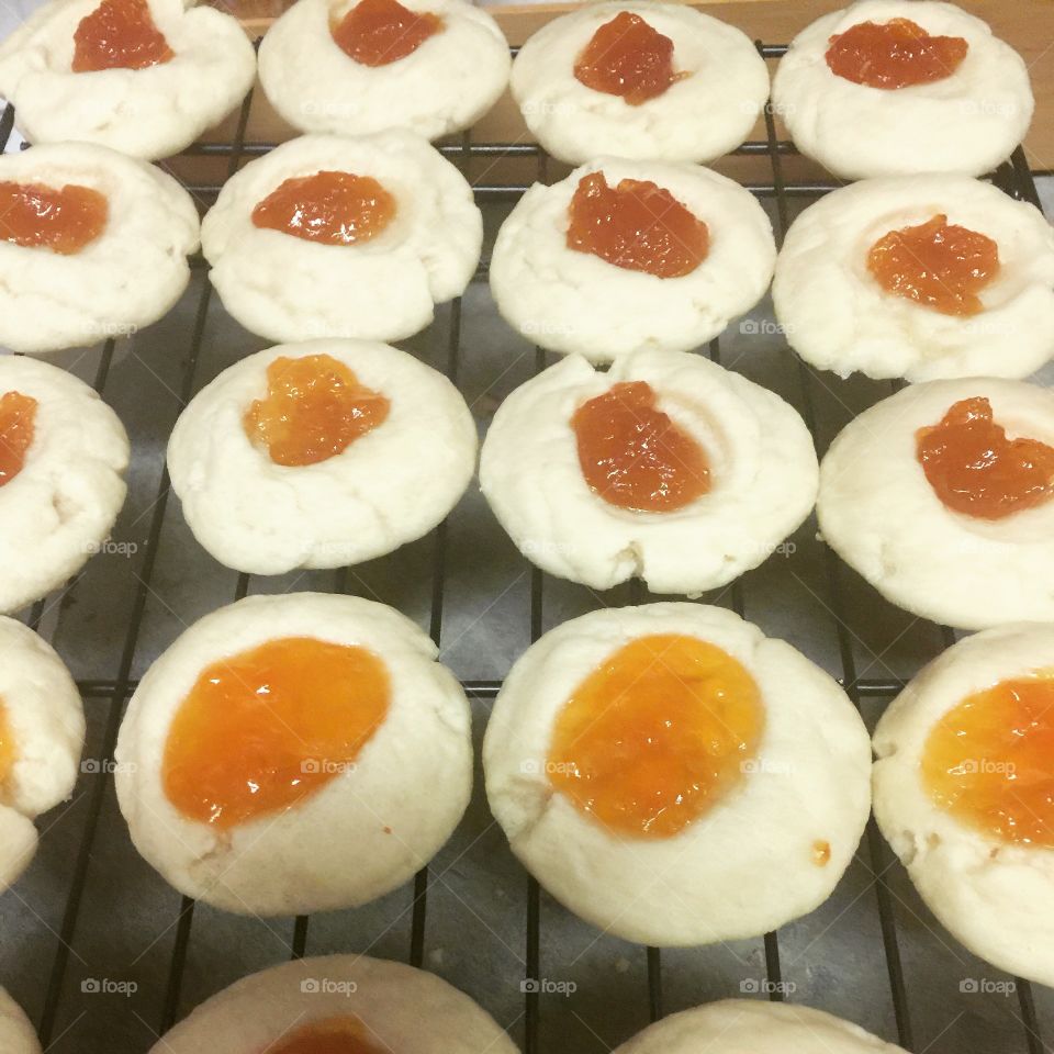 Jam Thumbprint Cookies 
