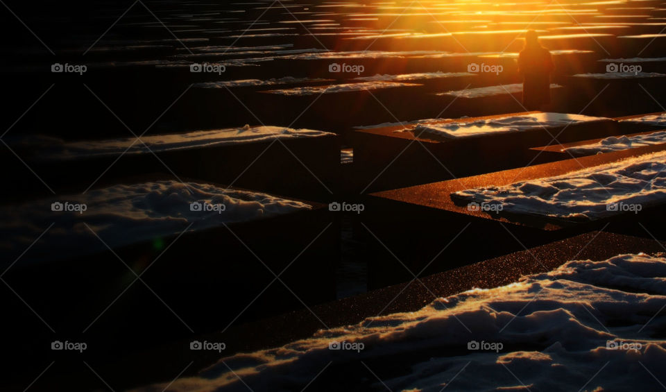 Monument to the victims of Holocaust in Berlin