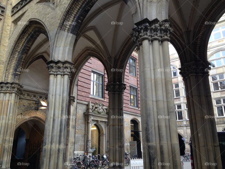 Archway in Bremen. Archway in Bremen, Germany