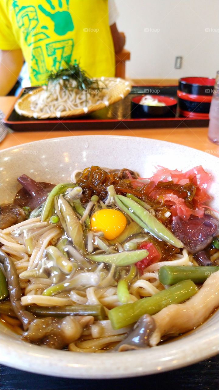 Japanese soba noodle