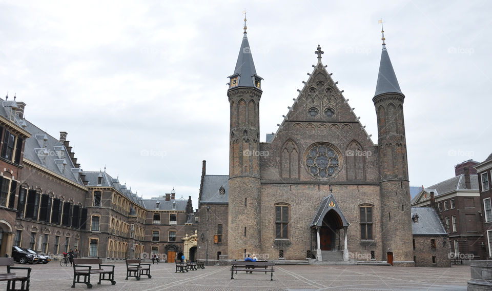 Ridderzaal, the main building of the Binnenhof in The Hague, The Netherlands