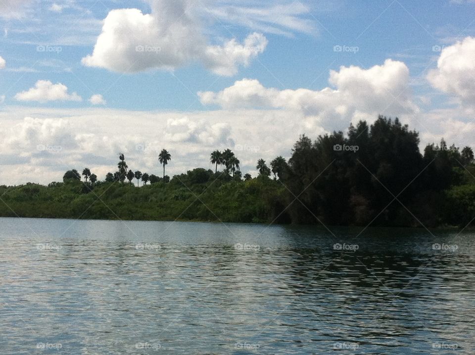 Island, water, sky. Took this one day 