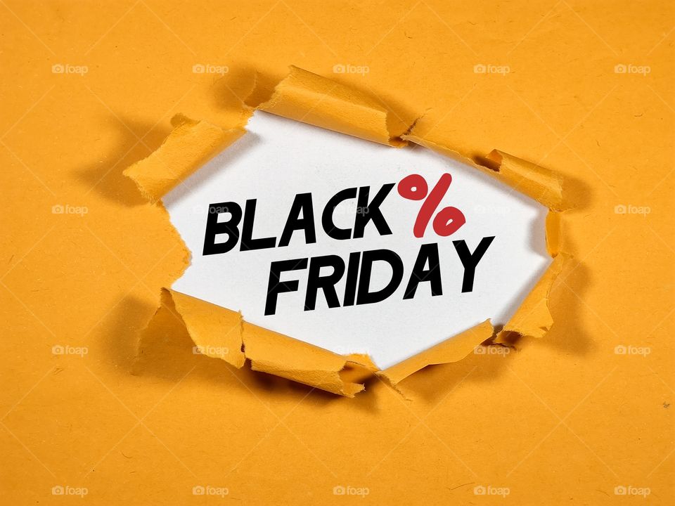 black friday banner. Black Friday Super Sale offer. Discount offer presentation. Creative concept for sales season.