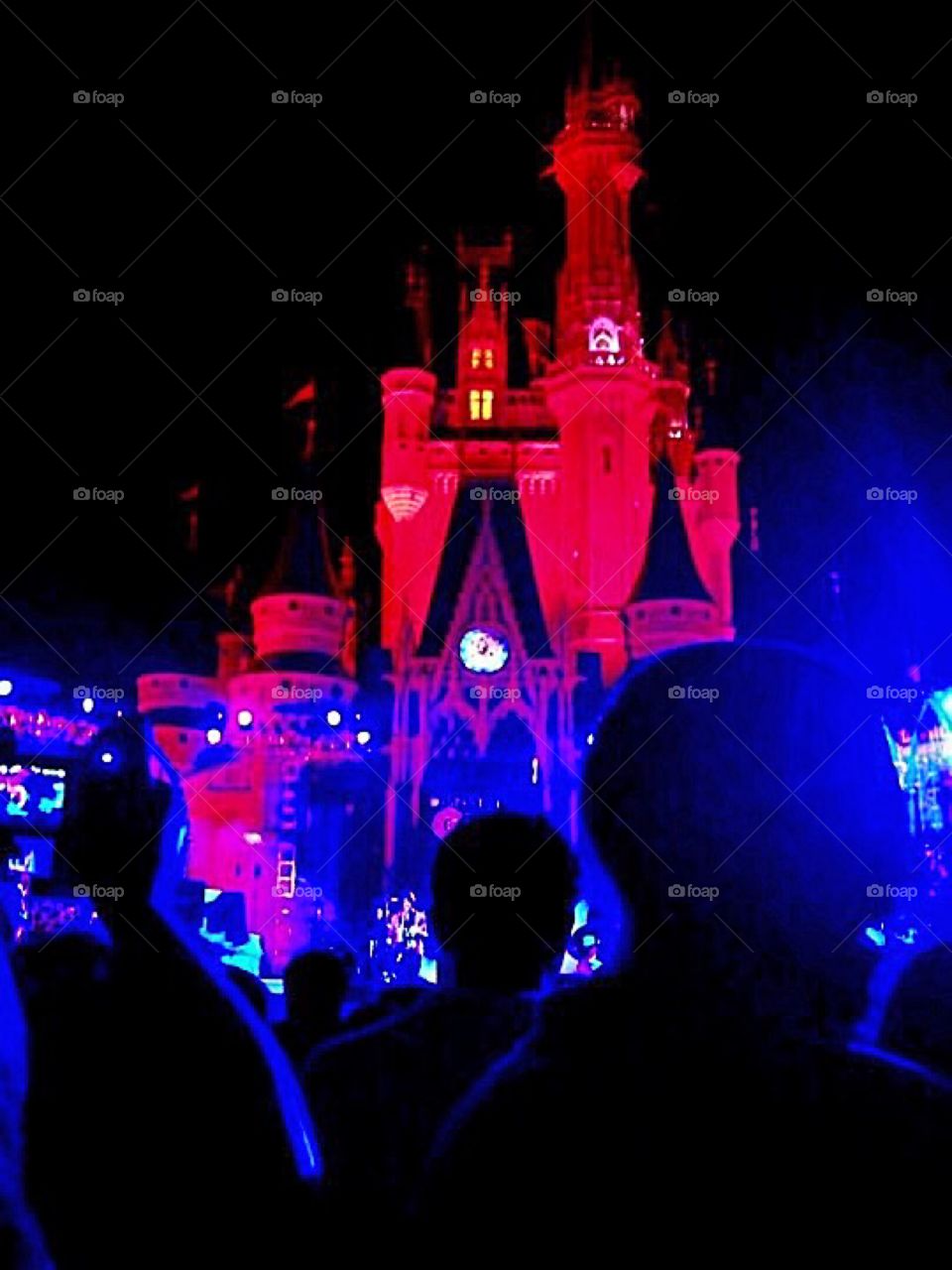 Disney World at Night 