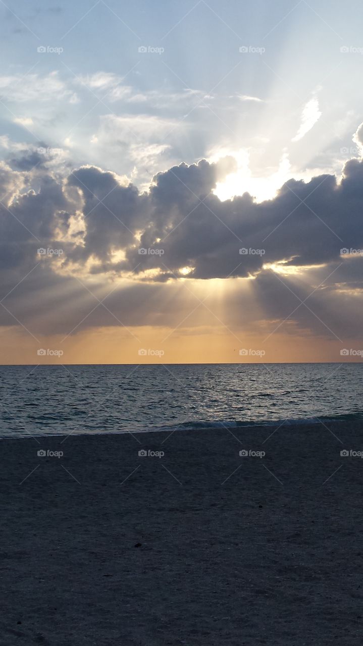 evening sunset in Florida