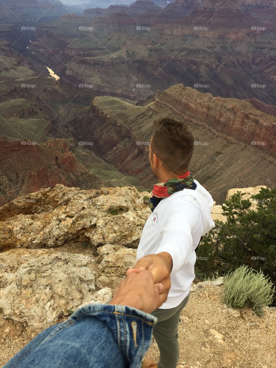 Magic moment at Gran canyon. Magic moment at Gran canyon