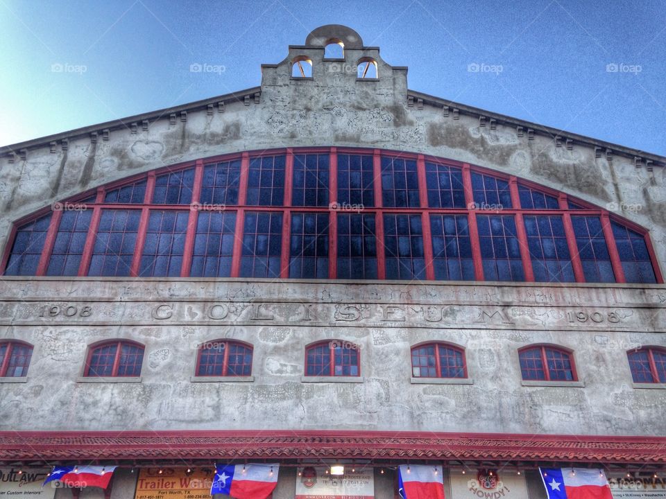 Time to rodeo. Rodeo coliseum at ft worth stockyards