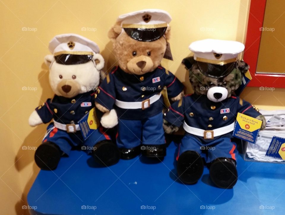 Build-A-Bear Marines "Ready for duty" Hoorah!!