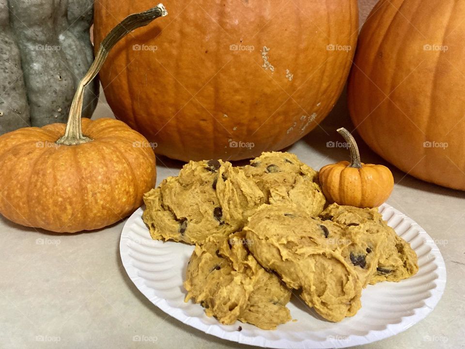 Pumpkin chocolate chip cookies 🍪
