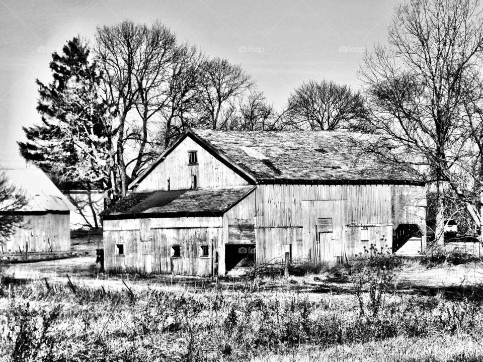 Old Indiana barn