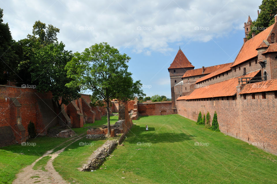 Malbork castle in Poland 