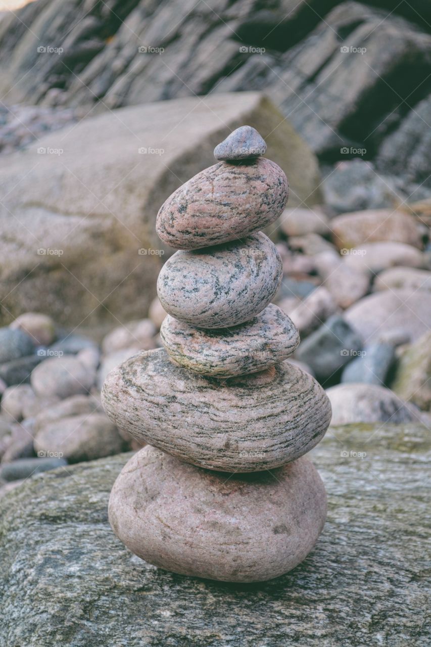 Rock, Stone, Zen, Stability, Balance