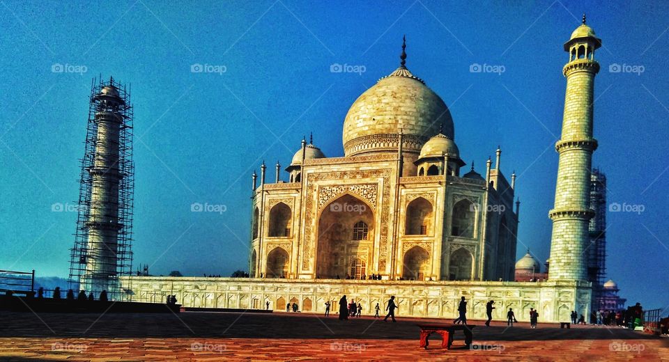 Taj Mahal, Agra, India. 7th wonder of the world.