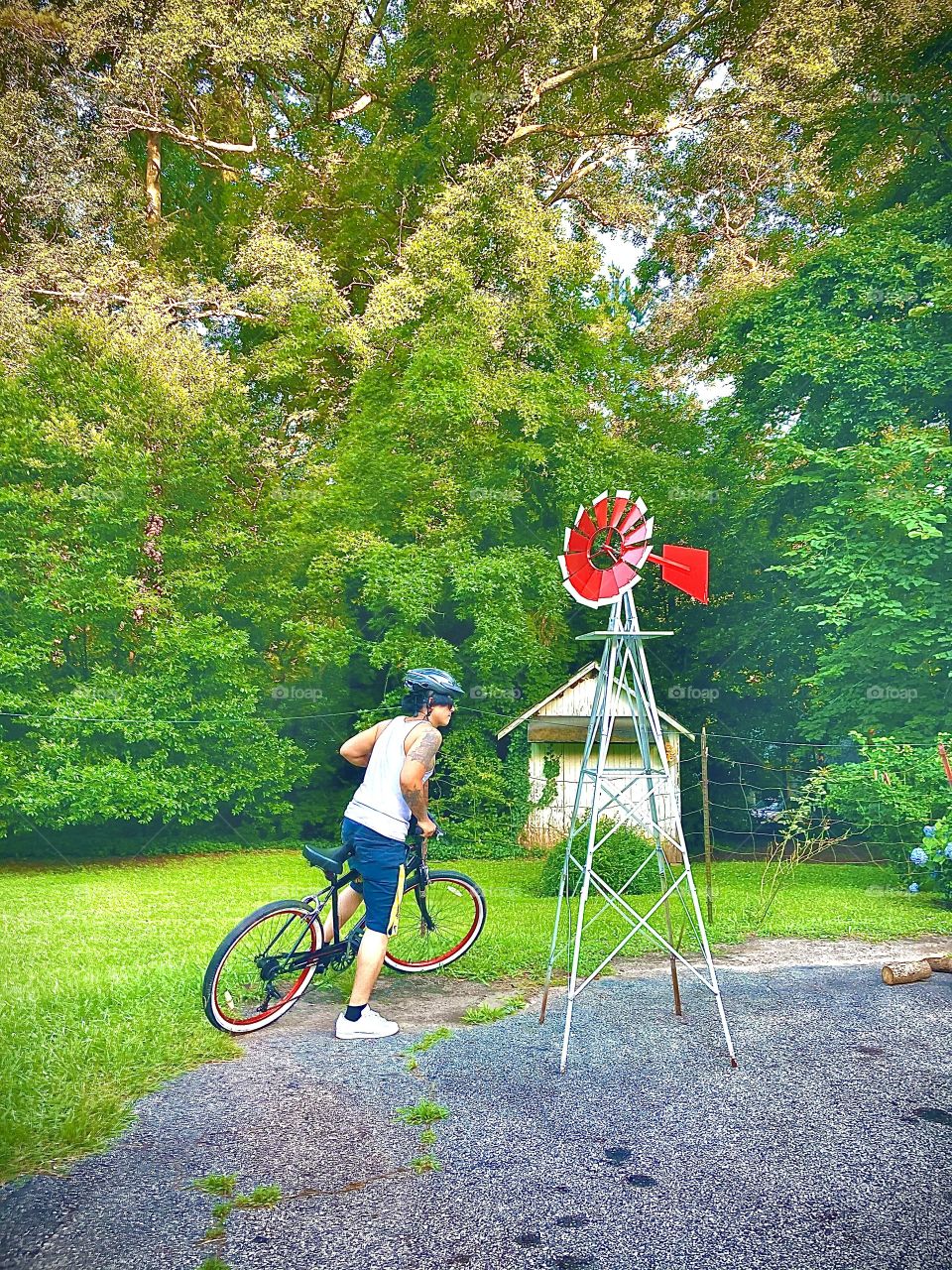 Serene #summer #cycle on a #sunny day. #bike 