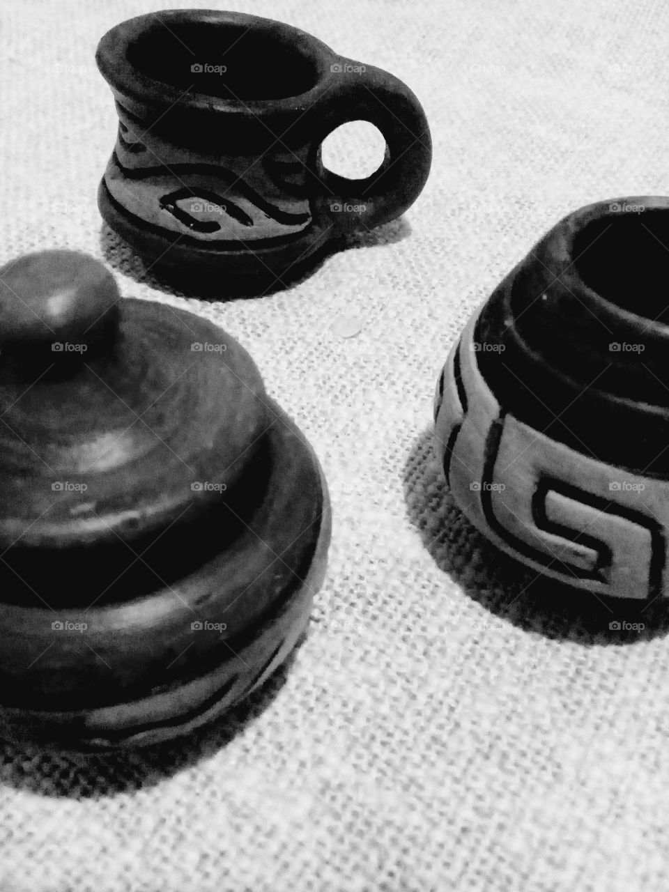 Clay pots. Brasil