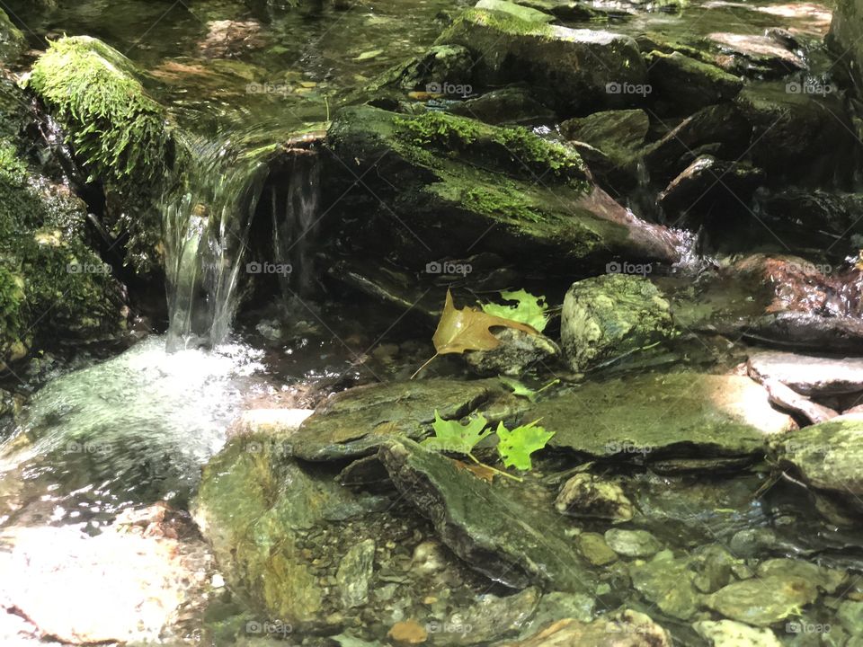 Tiny waterfall