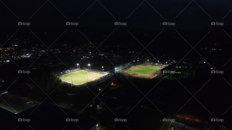 baseball field and athletic track