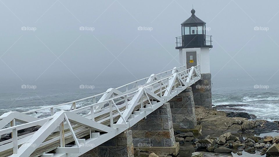 Marshall point Lighthouse ME 2024 Fog