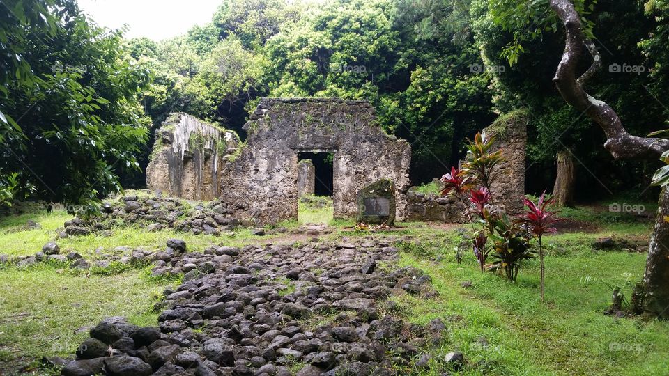 King Kamehameha. King Kamehameha's summer palace, in ruins.