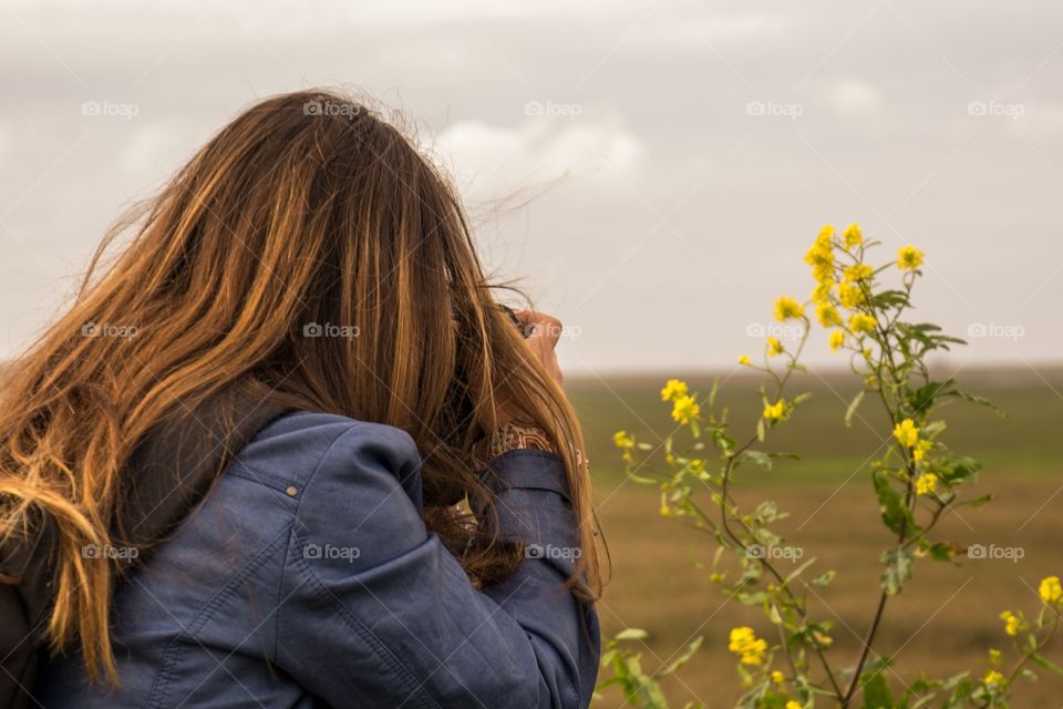 Making photos of flowers