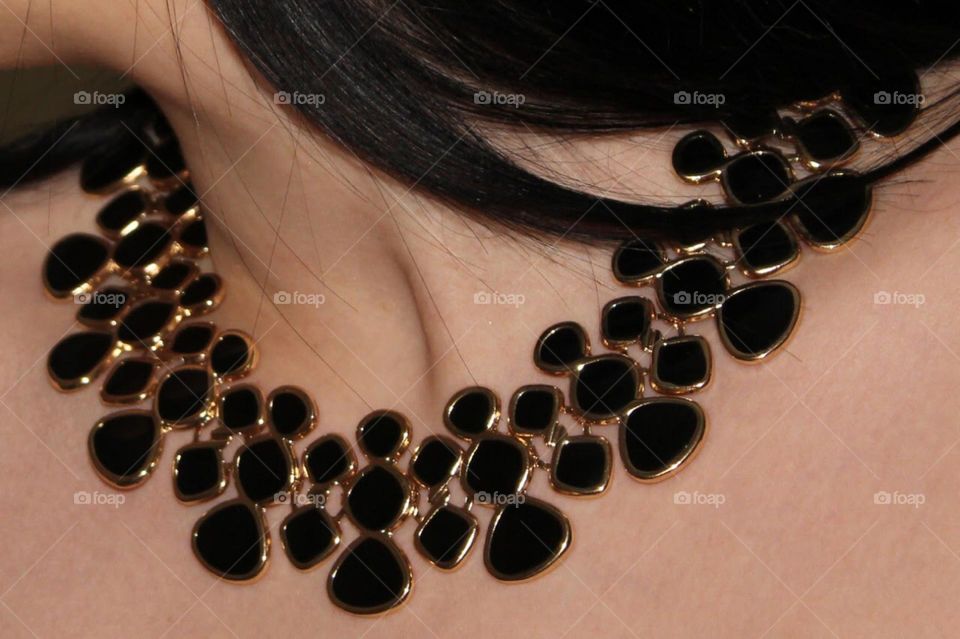 Wearing favourite jewellery 