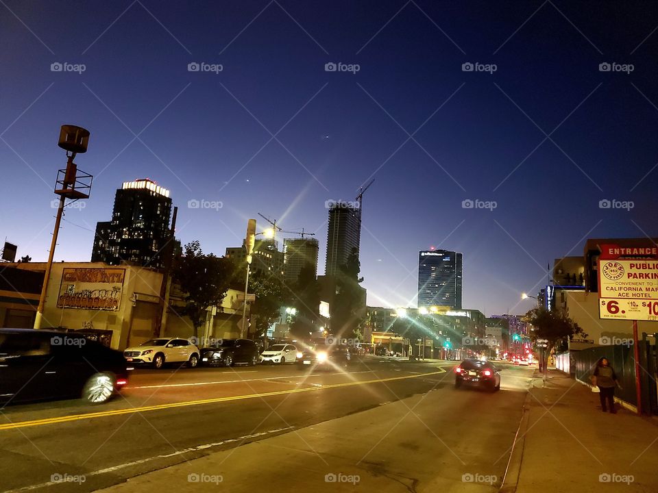 Night time DTLA