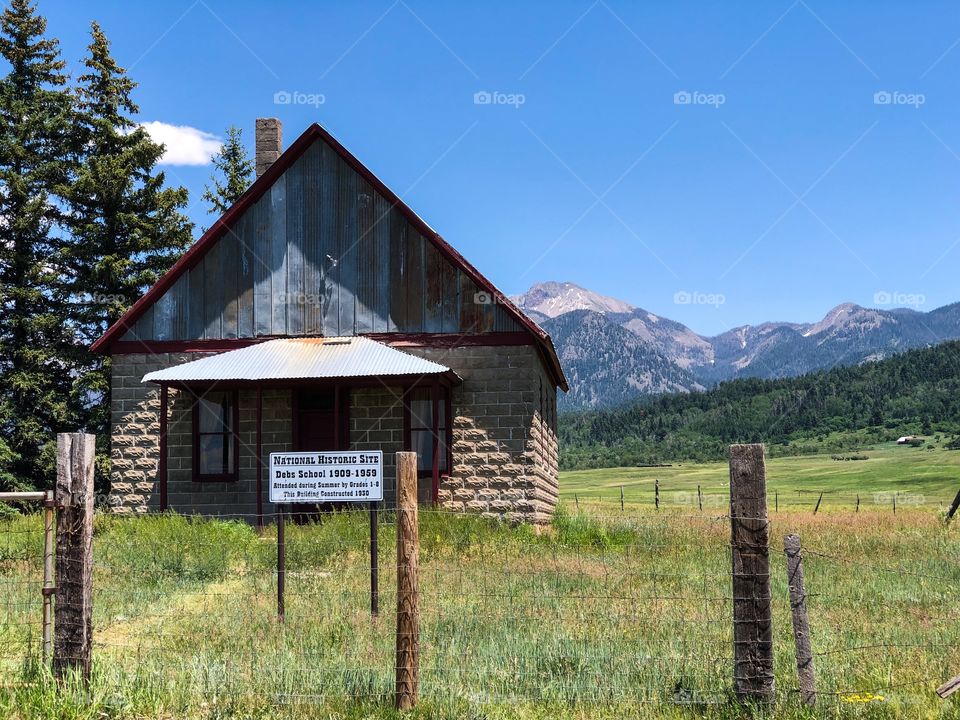 Historic Colorado school house