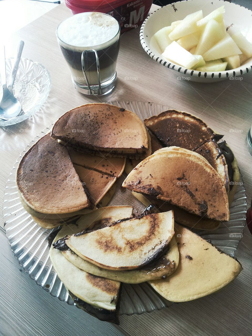 delicious food pancakes